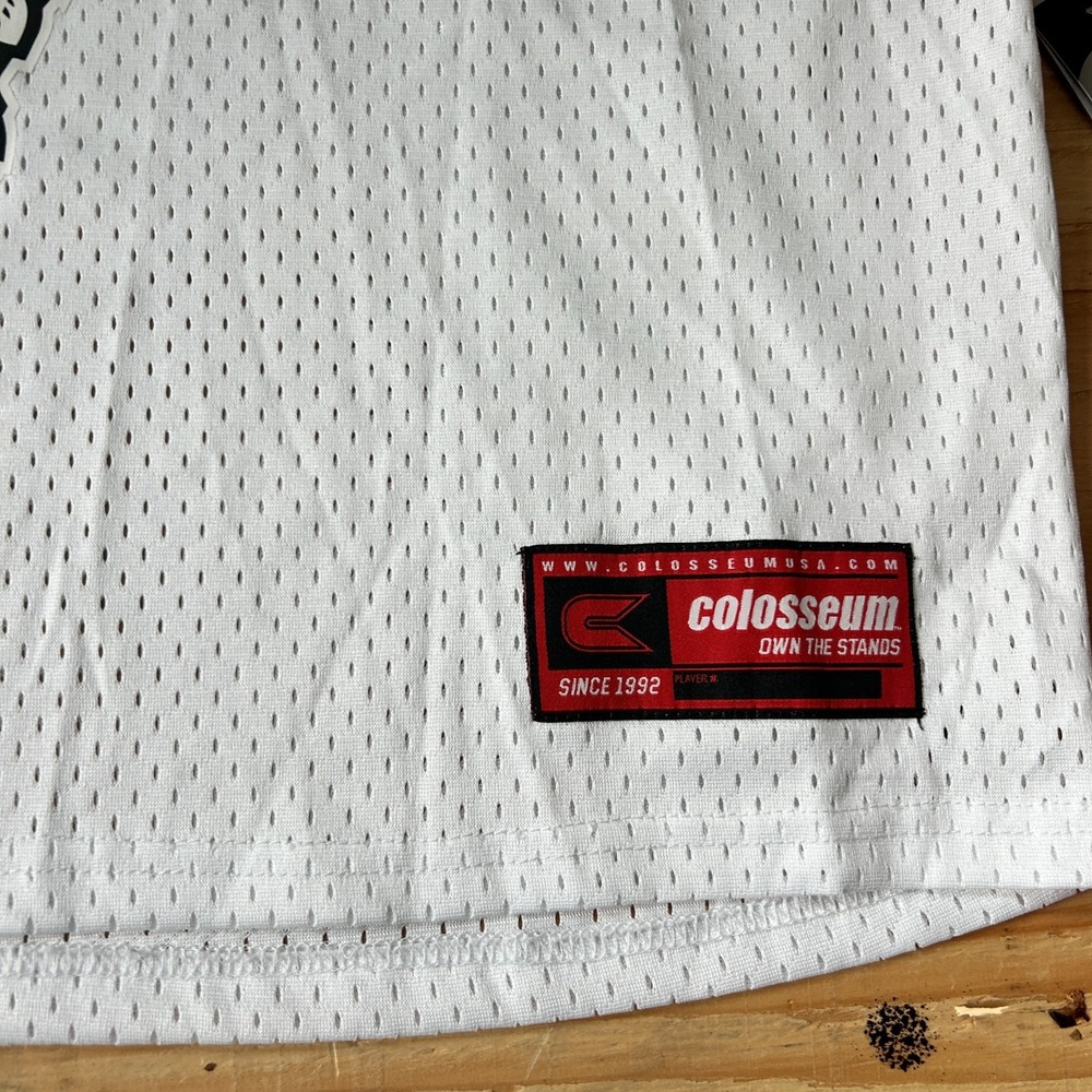 NEW NC State Wolfpack Womens Cropped Crew Jersey Large Colosseum Football Shirt - Picture 2 of 9
